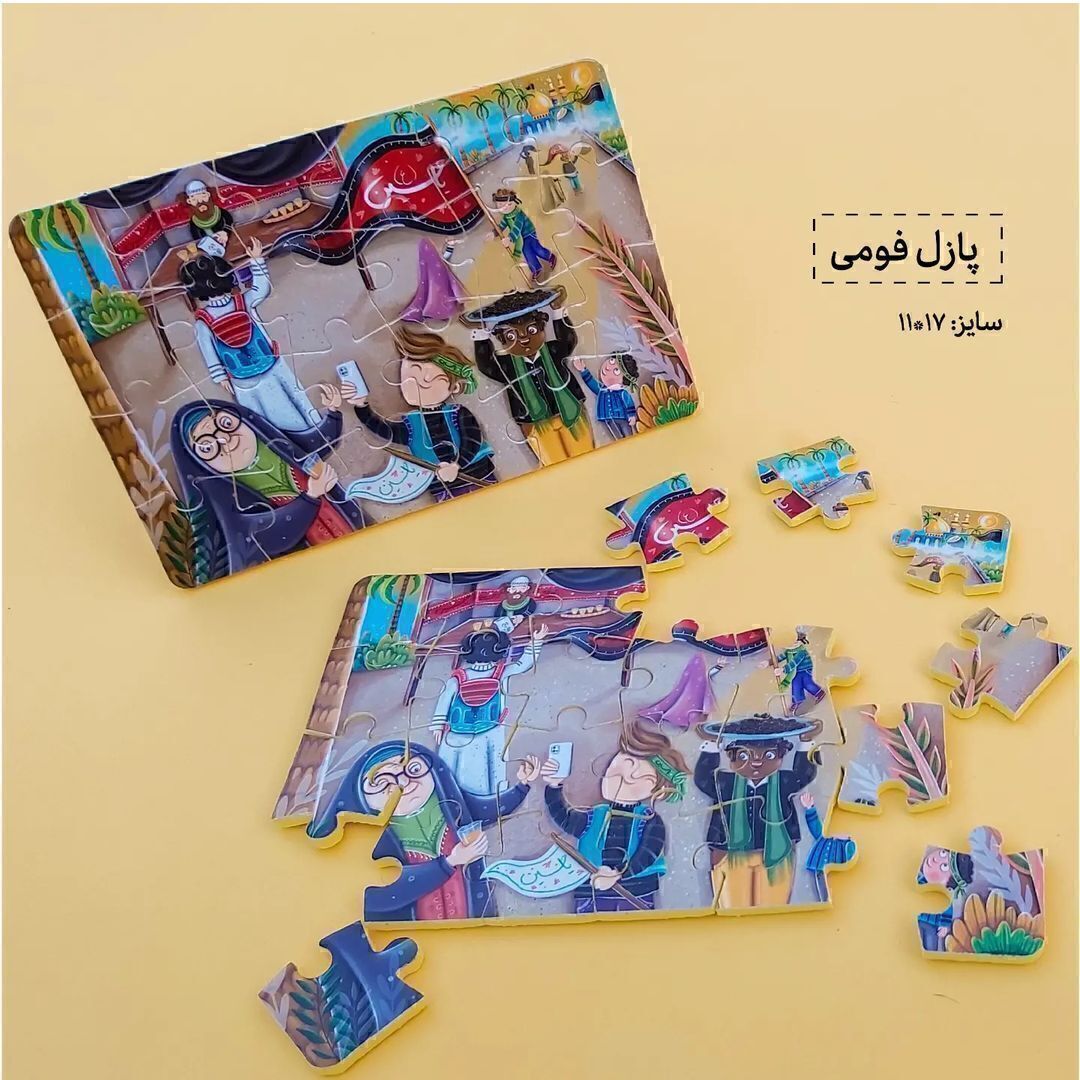  عکس محتویات پک مثل فرشته ها(پازل) 